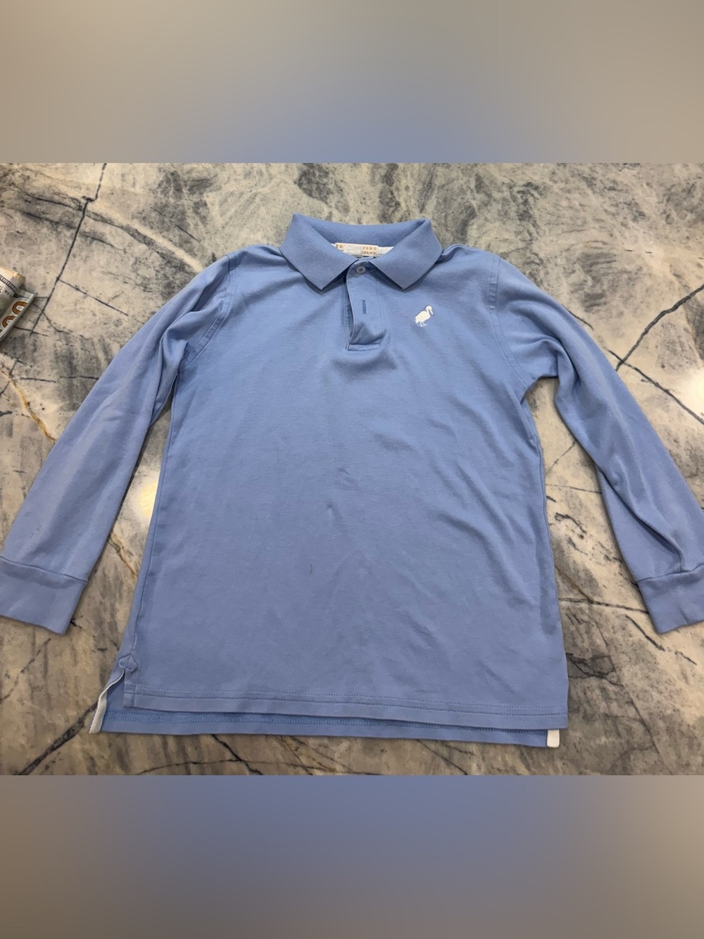 The Beaufort Bonnet Company Light Blue Long-Sleeve Polo